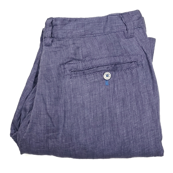 Zara Other - Zara Man Basic Dark Periwinkle Linen Pants